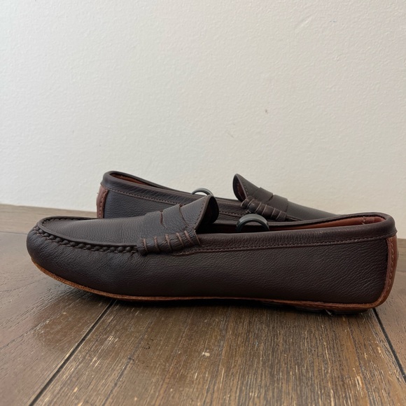 Allen Edmonds Winthrop Brown Leather Loafers Driving Shoes Mens size 9.5 E - Picture 3 of 8